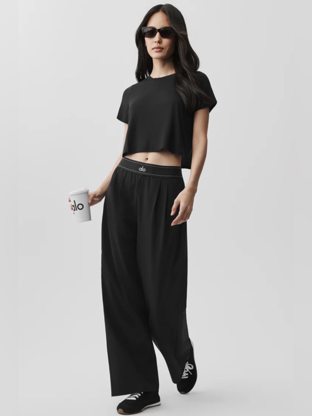 ALO Suit Up Trouser Black